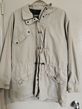 Eddie Bauer Light Tan Field Parka Jacket